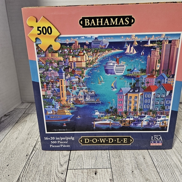 Dowdle Games Dowdle Bahamas Jigsaw Puzzle 50 Piece All Puzzle